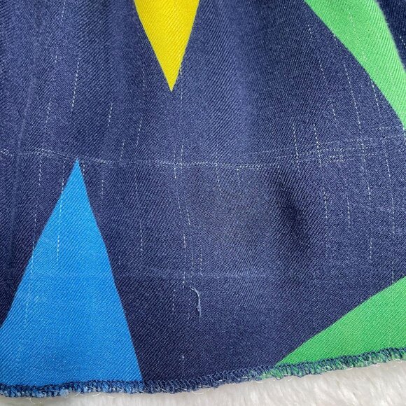 Stella Mc Cartney Girl's Blue Long Sleeve A-Line Star Pattern Dress Size 4 Years - Picture 12 of 13